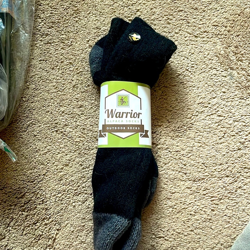 Warrior alpaca socks